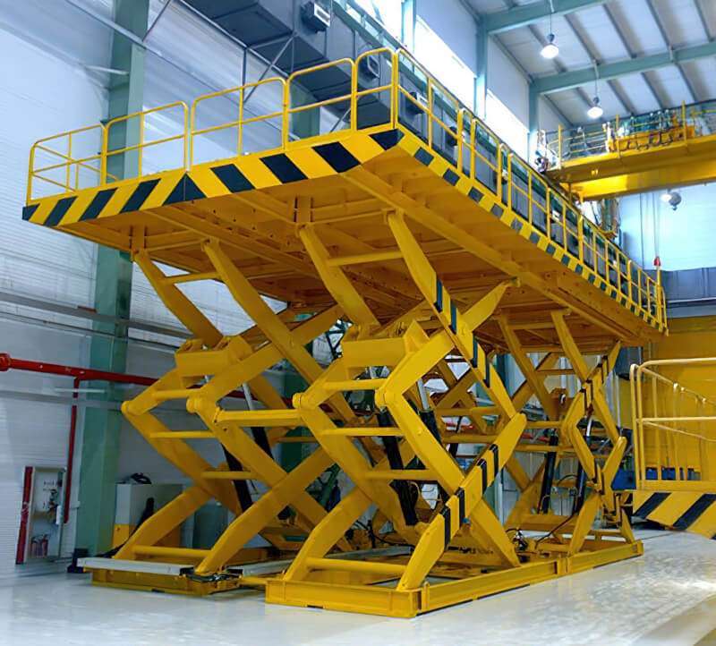 Schwere stationäre Scherenhebebühne 10 Tonnen 50 Tonnen Gigapixelwaage 2 00x