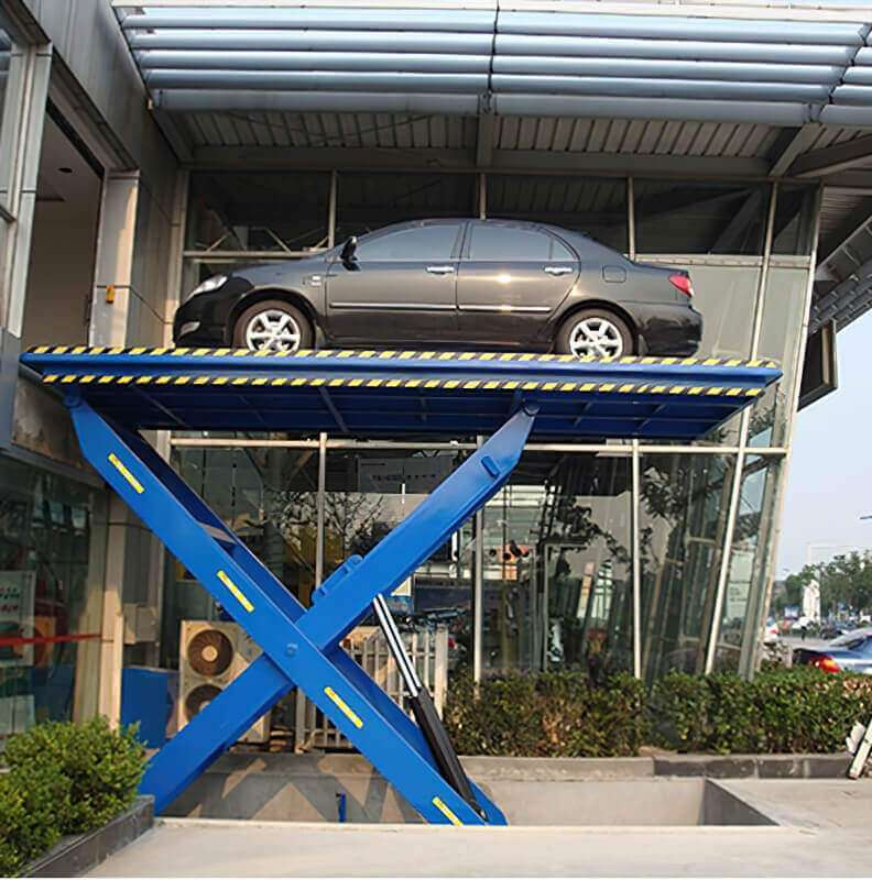 Heavy large hydraulic scissor car lift 3 ton gigapixel scale 2 00x