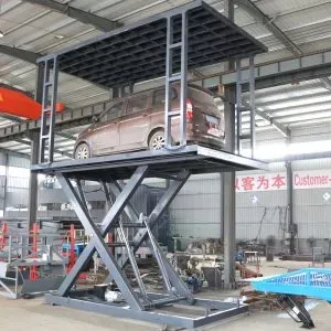 Double deck Scissor Car Lift Single Deck Scissor Car Lift