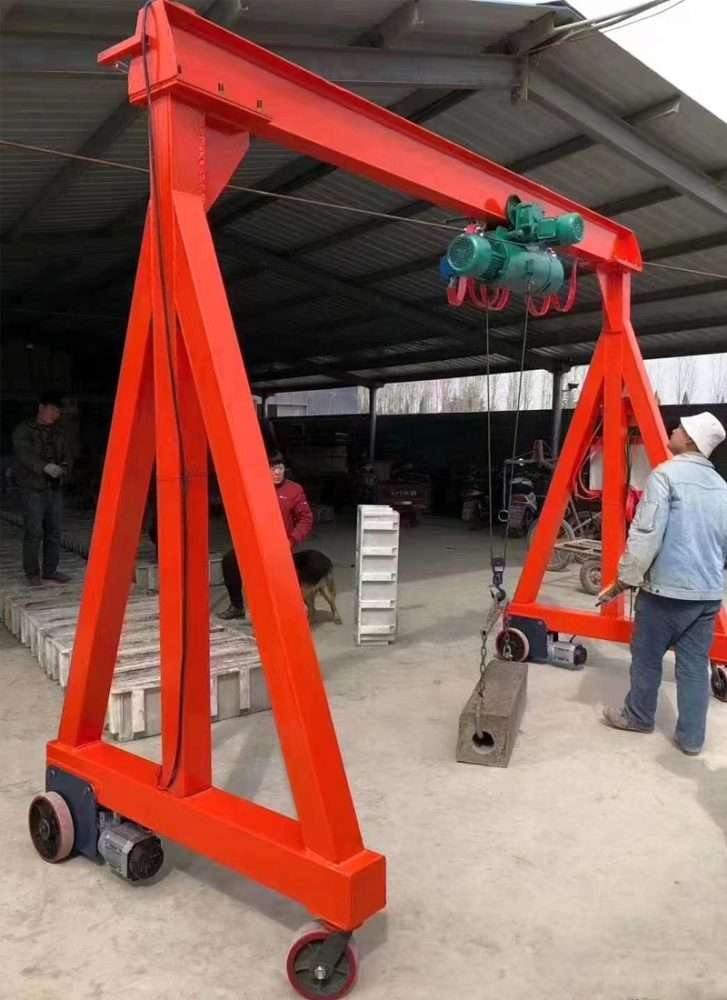 Portable gantry crane application
