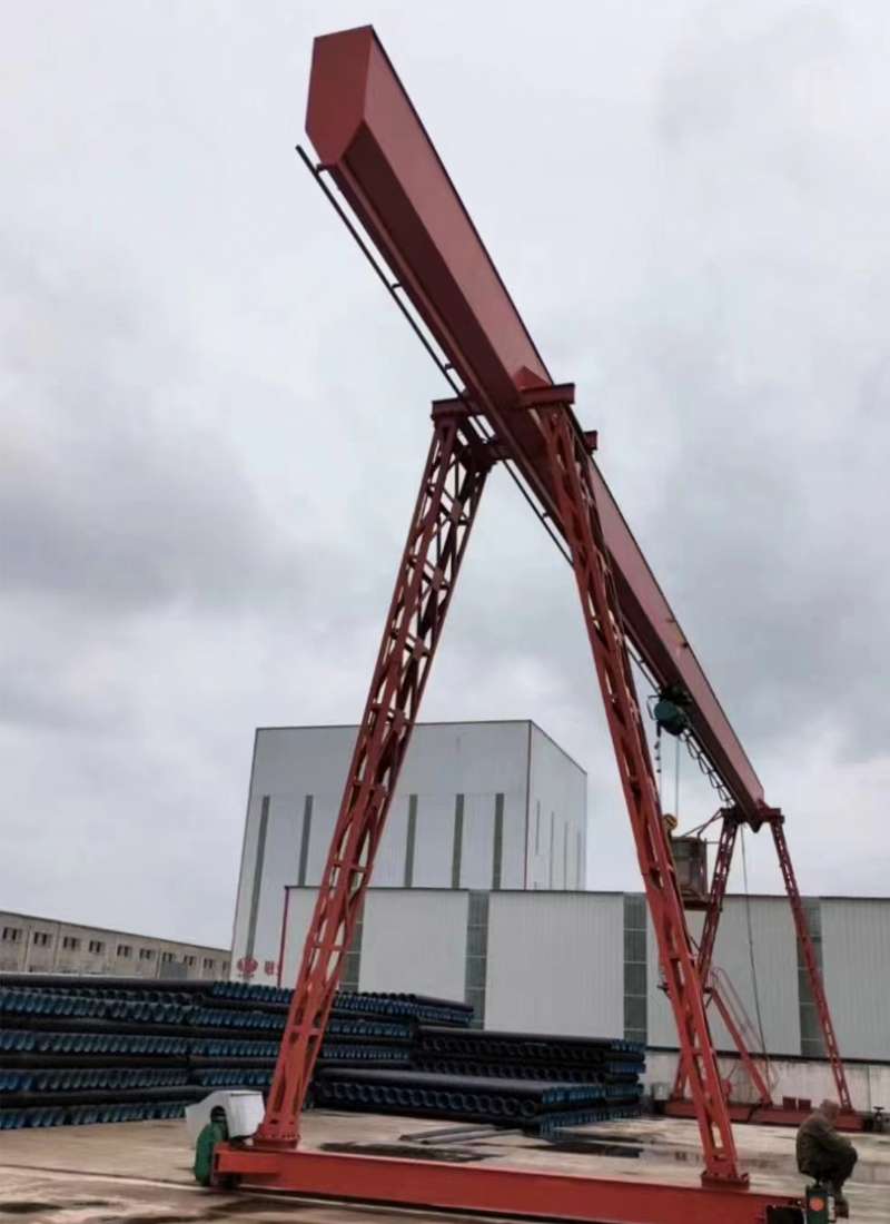Single beam gantry crane-application