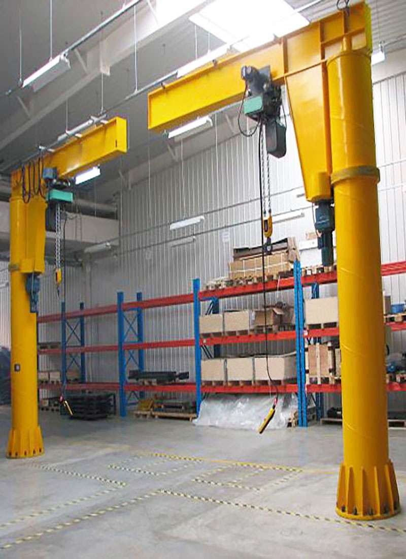 Tebo Jib crane Floor mounted application