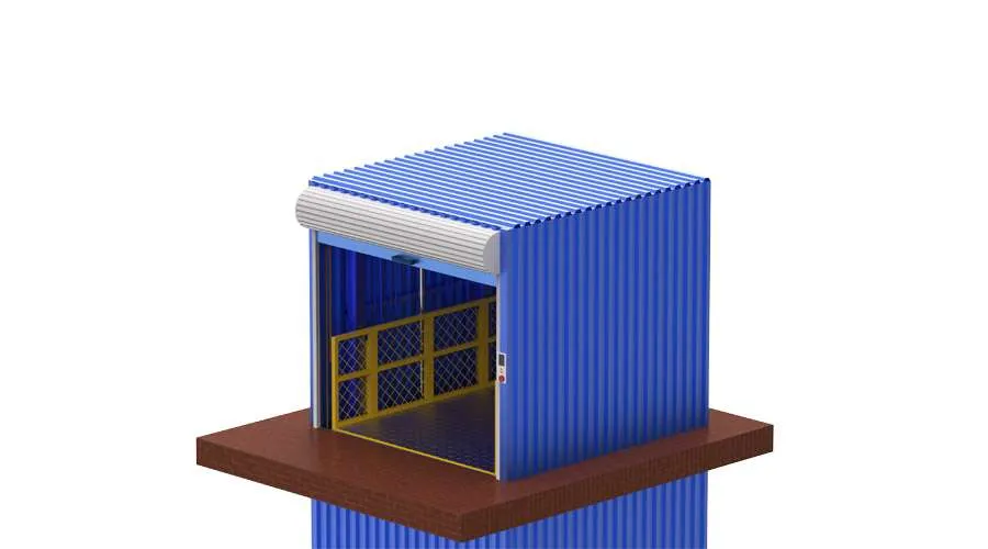 Tebo Lift Rail cargo shutter door 3D04