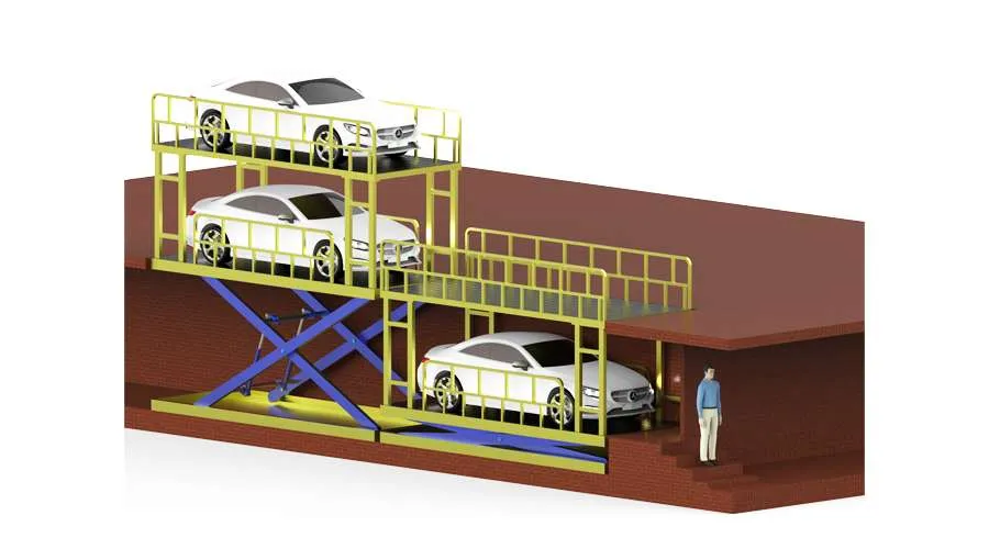 Tebo Lift Scissor car parking 3D