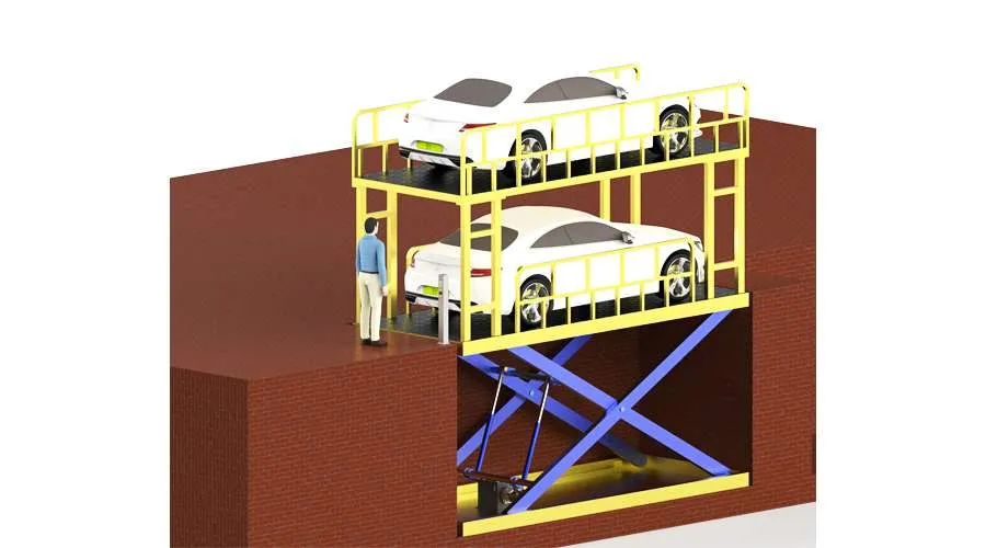Tebo Lift Scissor car parking 3D03 Tebo Lift Scissor car parking 3D03