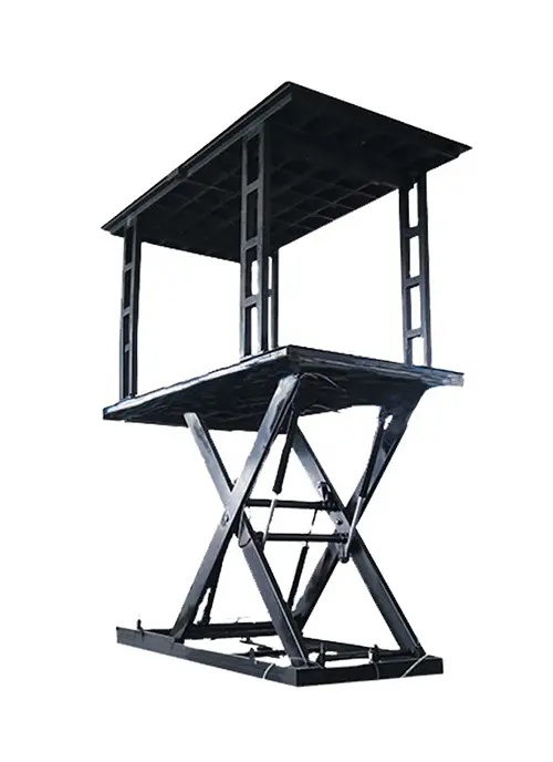 TEBO double layers car parking lift application 3